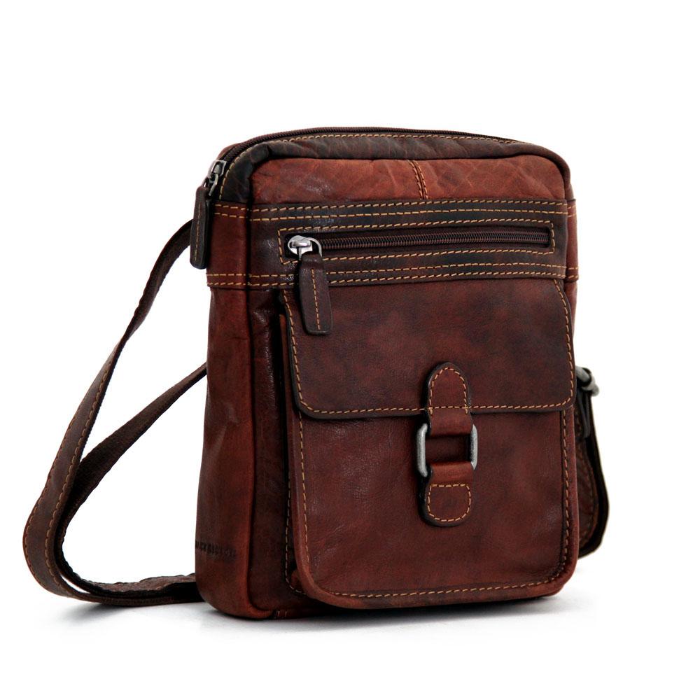 Voyager Rustic Slim Cross-Body Bag by Jack Georges