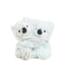 one light grey and one ice blue koala warmies hugs made with real lavender