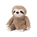A soft warmies junior sloth made with real lavender