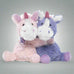 one pink and one purple unicorn warmies hugs made with real lavender