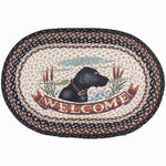 Welcome Dog Oval Patch Rug by Capitol Earth Rugs
