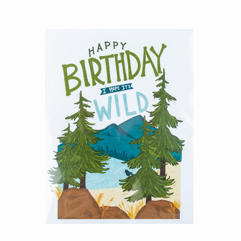 The Wild Birthday Card by KTF Designs is designed right here in Montana, where we know wild!