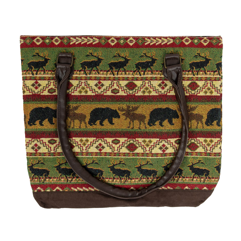 The Wildlife Shoulder Bag by Kinara Fine Weaving is a great tote option for that person on the go!