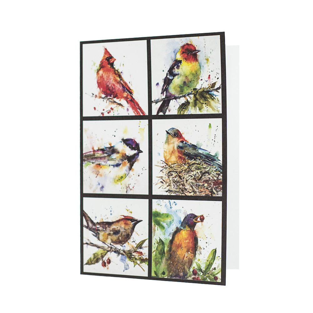 Bird Watercolor Greeting Cards by Dean Crouser (47 Styles)