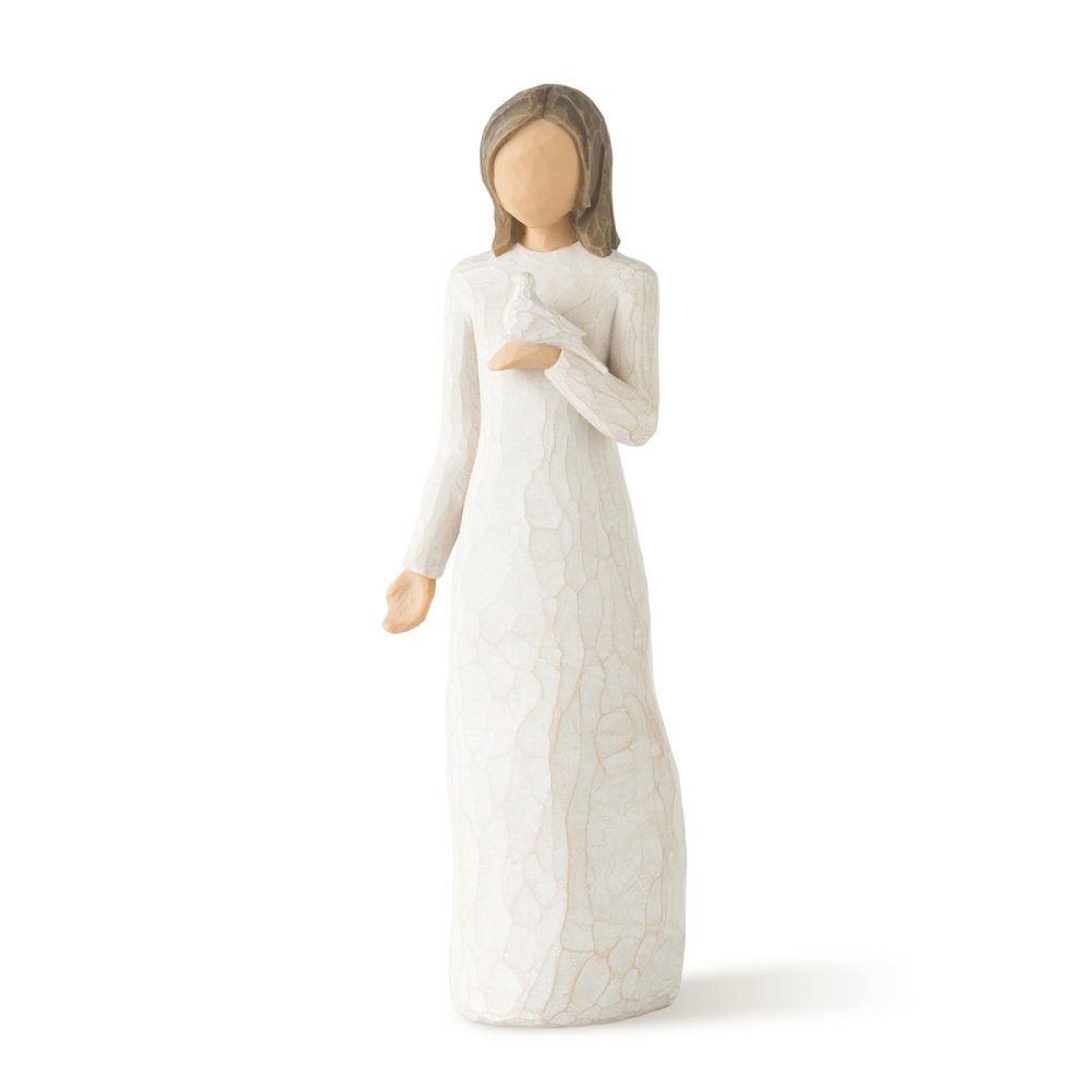 The Willow Tree With Sympathy Figurine by Susan Lordi stands as a gentle beacon of comfort, sympathy, and remembrance. 