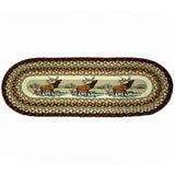 Winter Elk Runner Rug by Capitol Earth Rugs