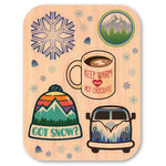 Winter Mini Pack Color Maple Stickers