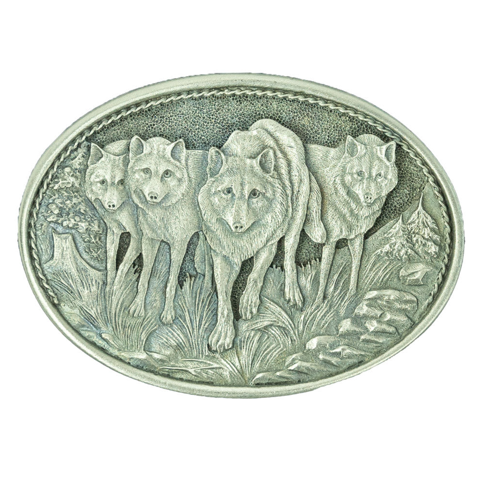 Wolf Belt Buckle