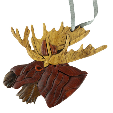 wooden wildlife ornaments
