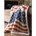 wrangler stars and stripes sherpa throw blanket by carstens features a rustic flag design