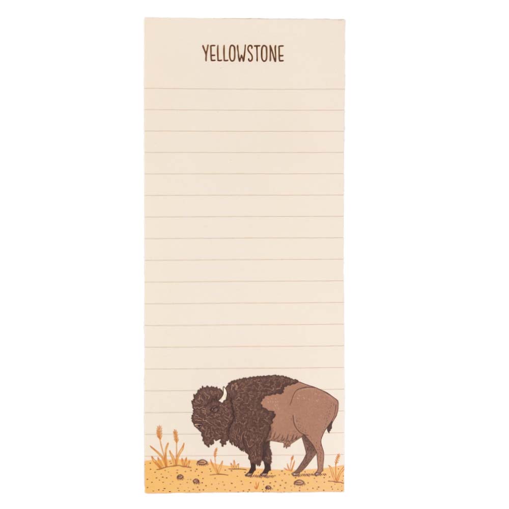 Yellowstone Bison Notepad by Noteworthy Paper & Press