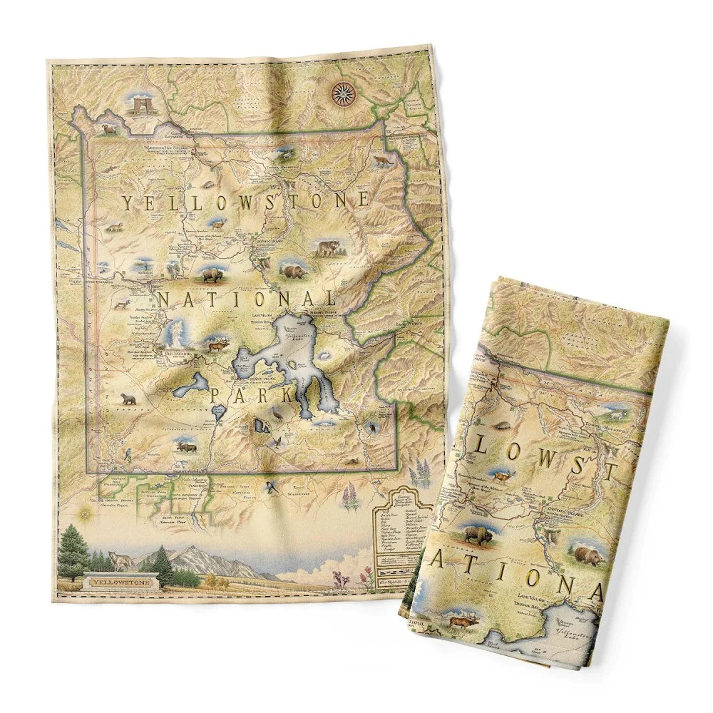 Dish Towel by Xplorer Maps (2 Styles)