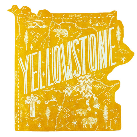 Yellowstone National Park Postcard by Noteworthy Paper & Press
