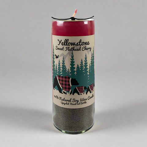 Yellowstone National Park Bottle Candle by Sunshine Can-dles (2 Scents)