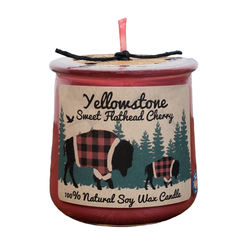 Yellowstone National Park Sweet Flathead Cherry Candle