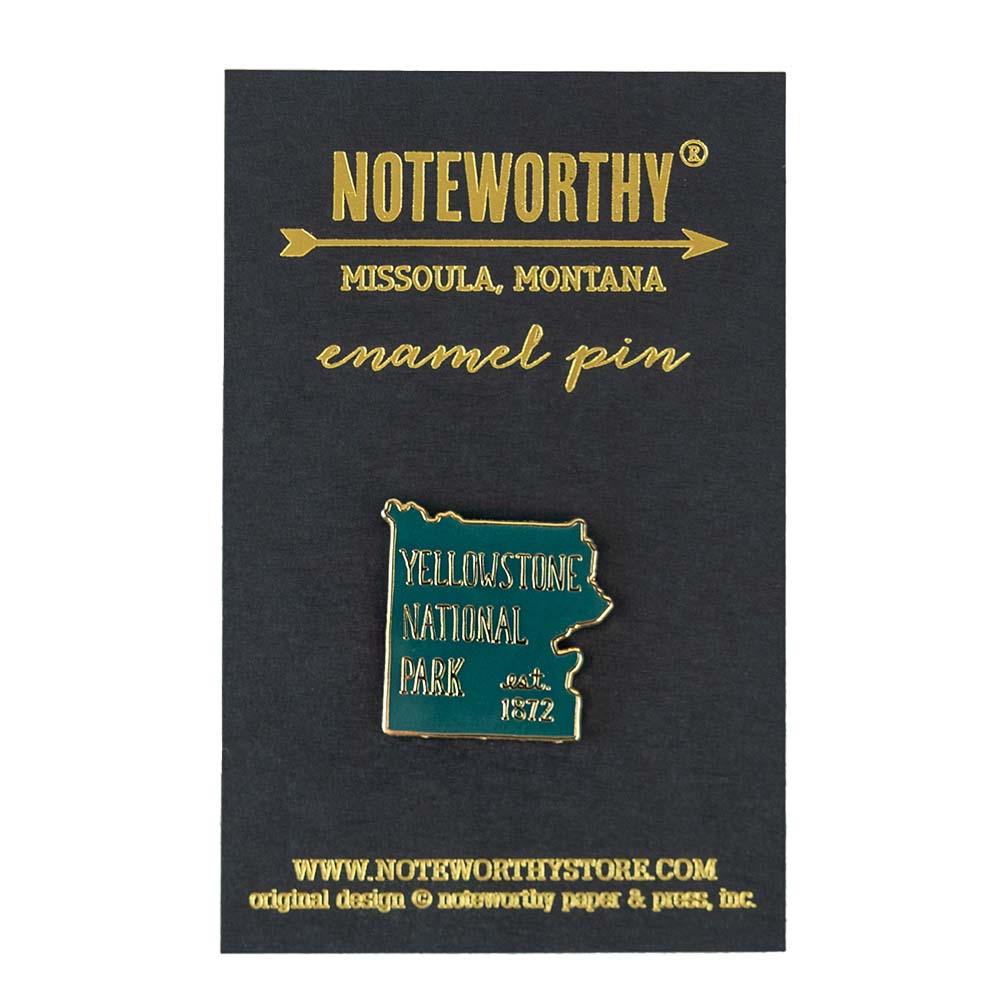 Yellowstone Pin by Noteworthy Paper & Press
