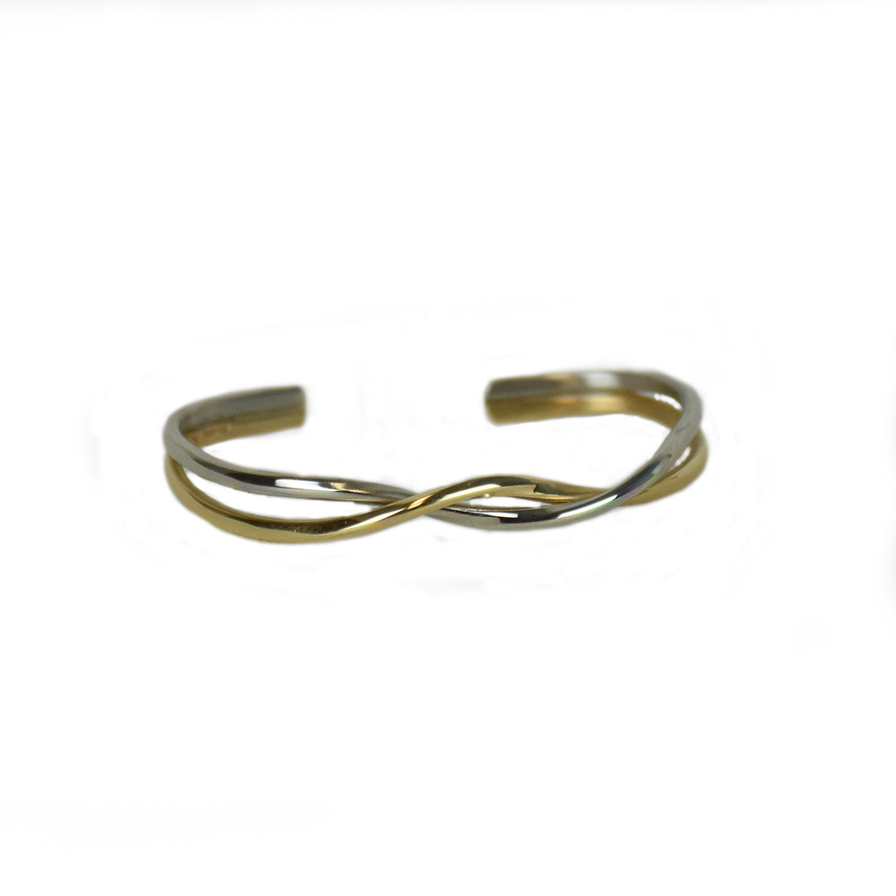 Yin Yang Mixed Metal Bracelet by Sergio Lub Jewelry