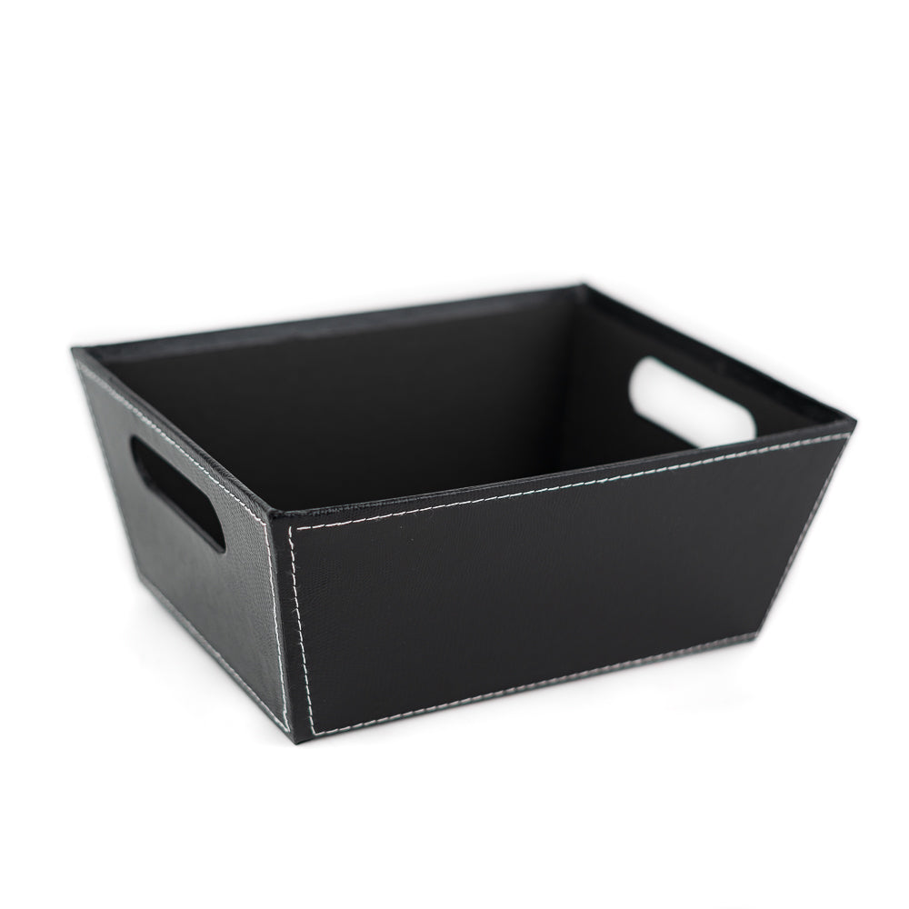 Black Paperboard Gift Basket