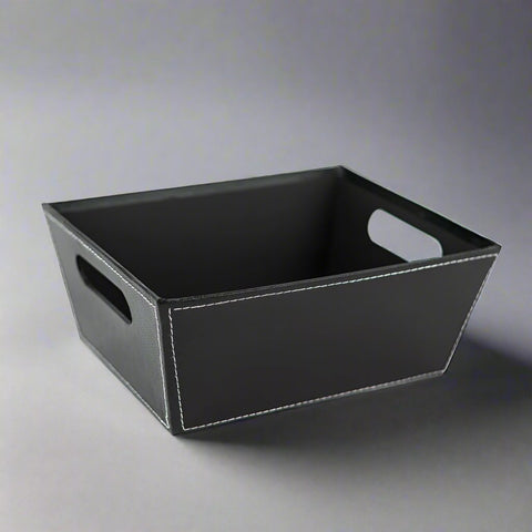 Black Paperboard Gift Basket