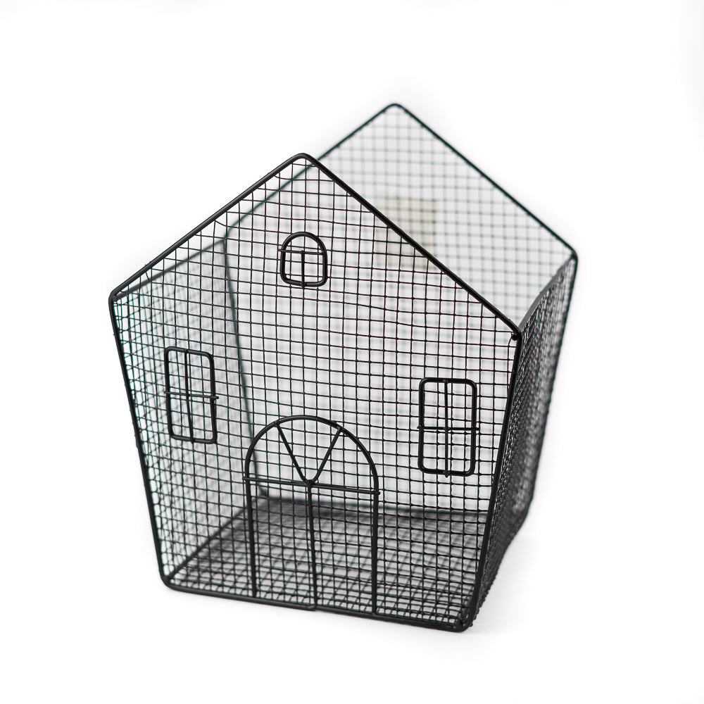 Home Black Wire Mesh Basket