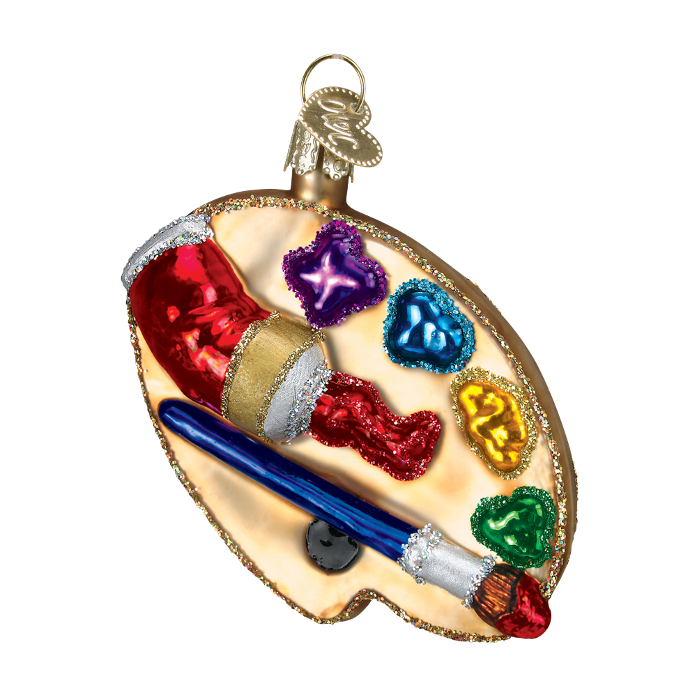 Artist Palette Ornament by Old World Christmas