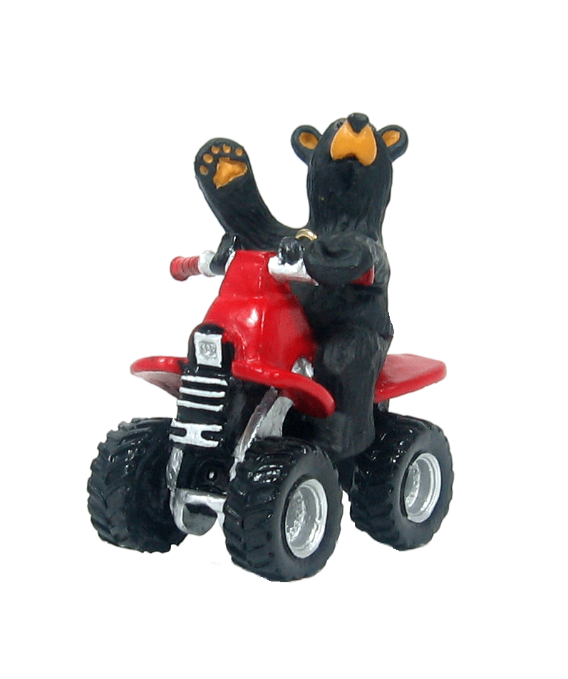 ATV Bearfoots Ornament by Jeff Fleming