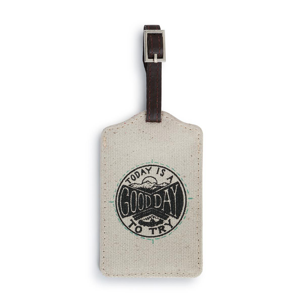 Good Day Luggage Tag by Big Sky Carvers
