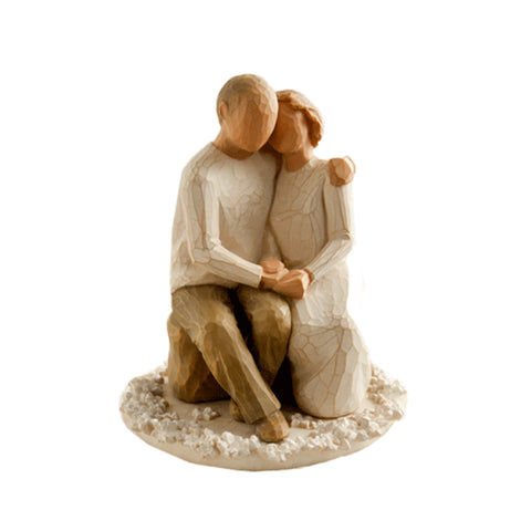 True love endures the test of time and there is no better way to celebrate that love than with the Willow Tree Anniversary Cake Topper.