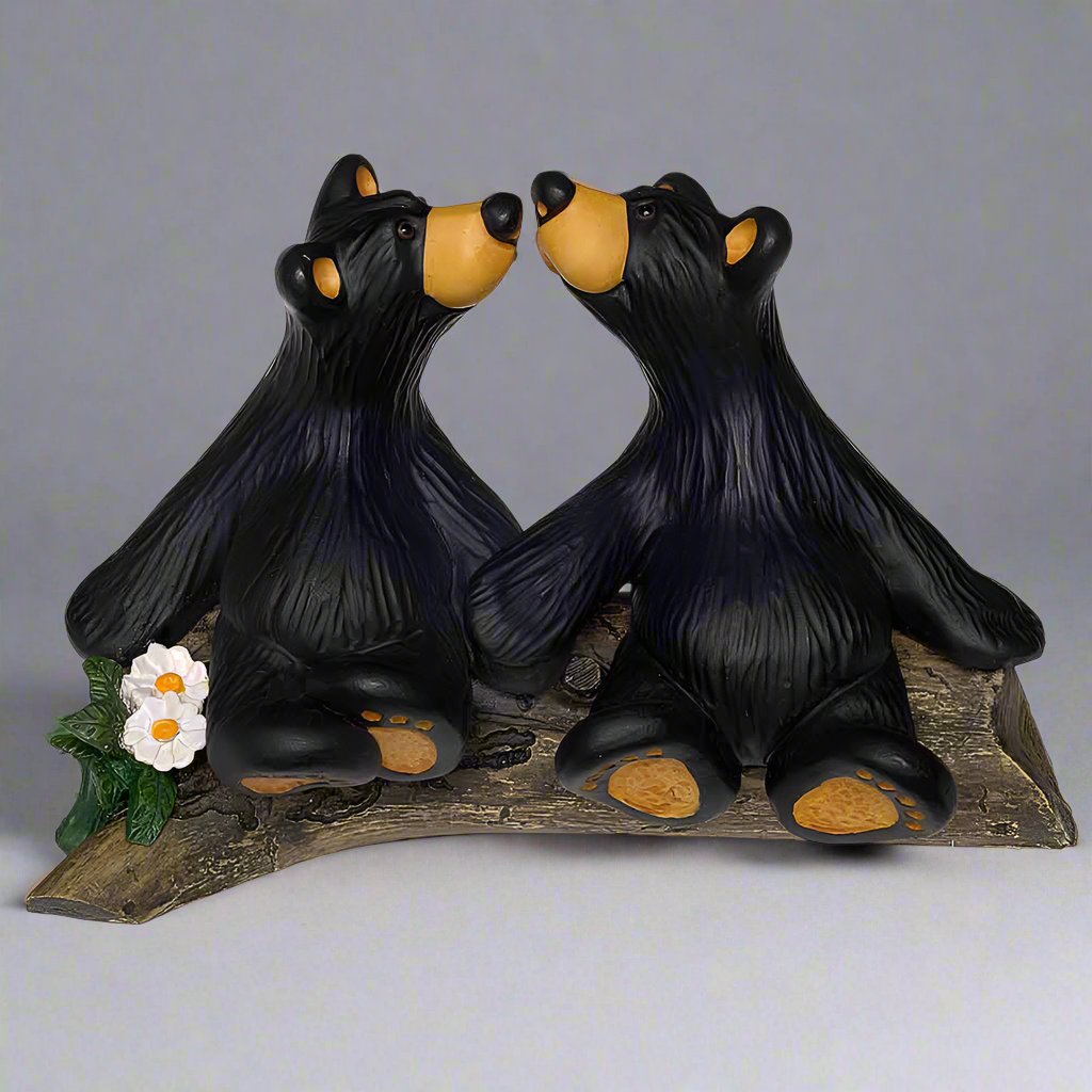 Bearfoots Kissin' Bears Figurine by Big Sky Carvers