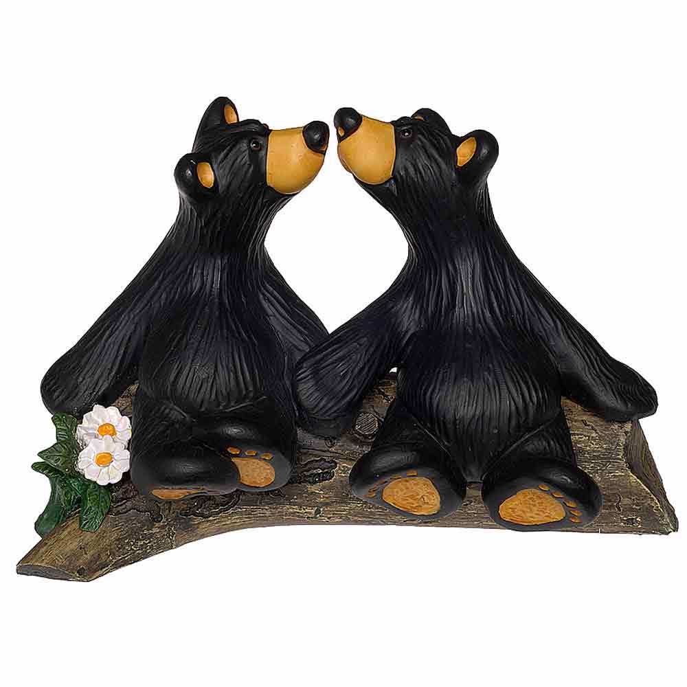 Bearfoots Kissin' Bears Figurine by Big Sky Carvers