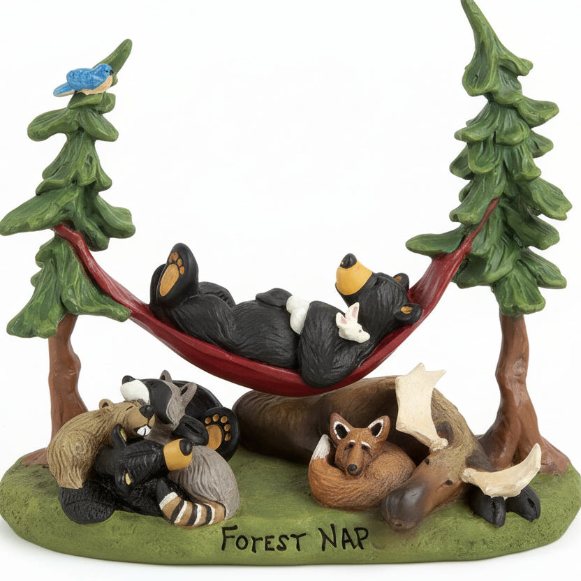 Bearfoots "Forest Nap" by Big Sky Carvers