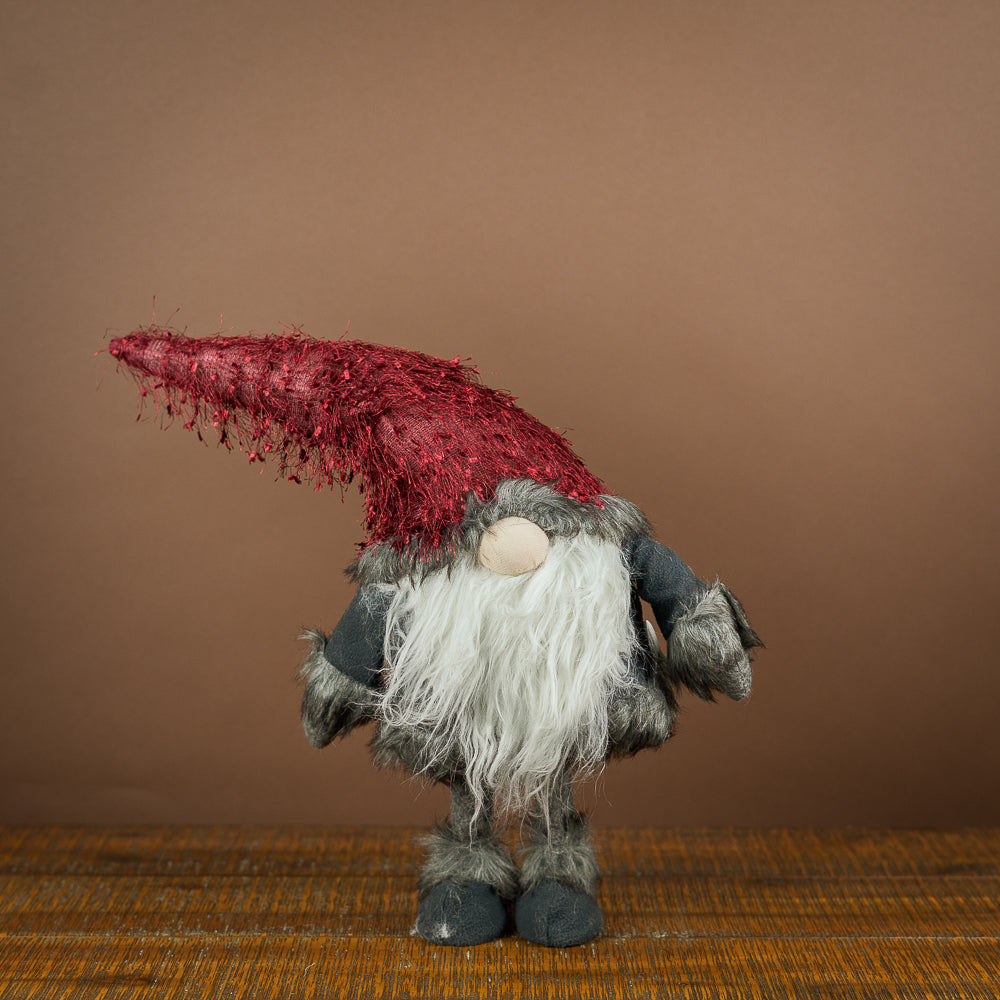  The Fuzzy Hat Gnome by Oak Street Wholesale would love to go to a warm and cozy home with you. 