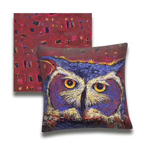 Old Sage Owl Pillow from Meissenburg Designs