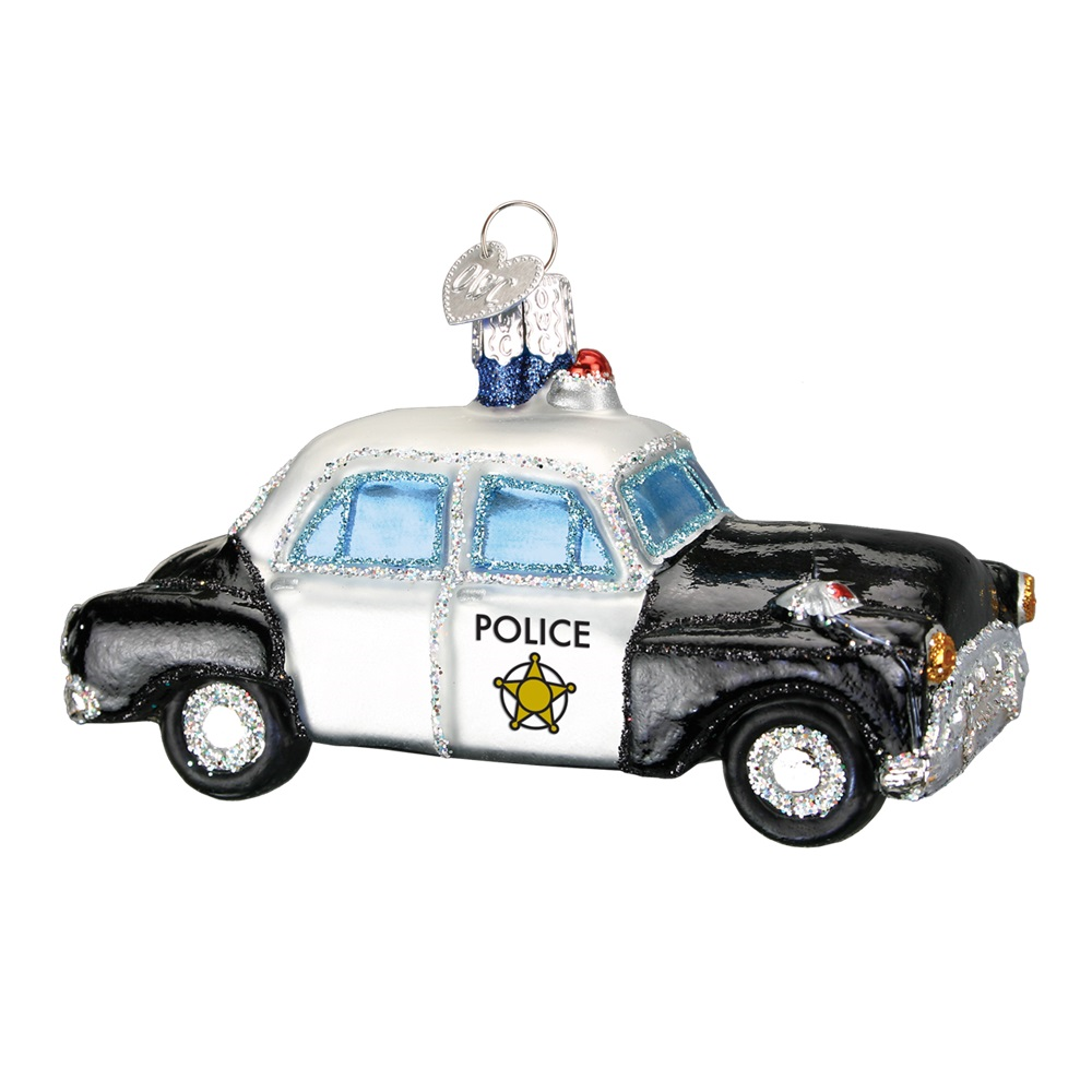 Police Car by Old World Christmas