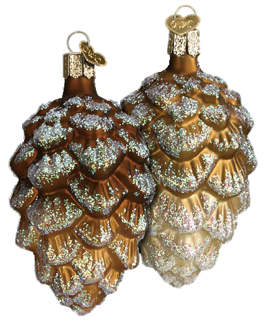 Old World Christmas Woodland Cone Ornament