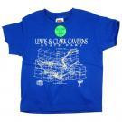 Royal "Glow in the Dark Cave Map" Lewis and Clark Youth T-Shirt